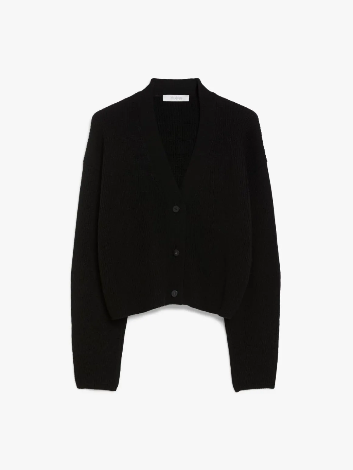 Cardigan crop in lana