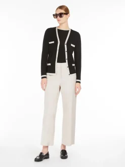 Cardigan in filato di lana