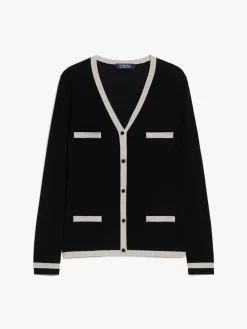 Cardigan in filato di lana