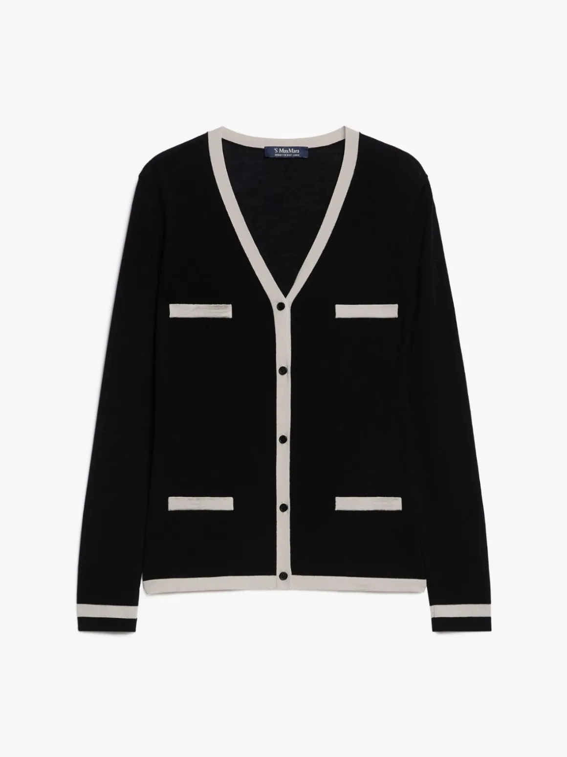 Cardigan in filato di lana