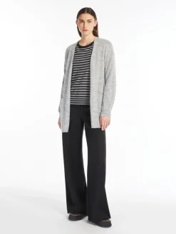Cardigan in filato di mohair
