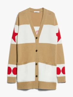 Cardigan in lana e cachemire