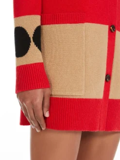 Cardigan in lana e cachemire
