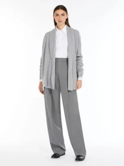 Cardigan in lana e cachemire