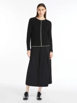 Cardigan in lana e cachemire