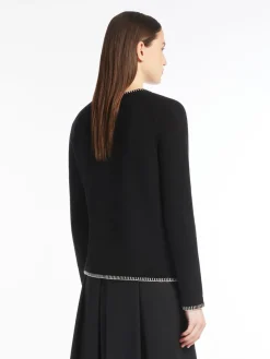 Cardigan in lana e cachemire