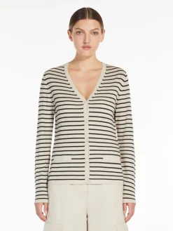 Cardigan in lana sottile