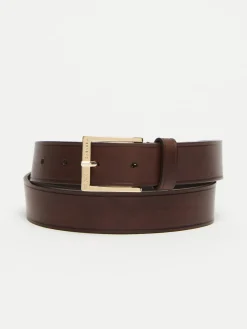 Cintura basic in cuoio