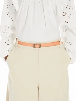 Cintura double-face in pelle