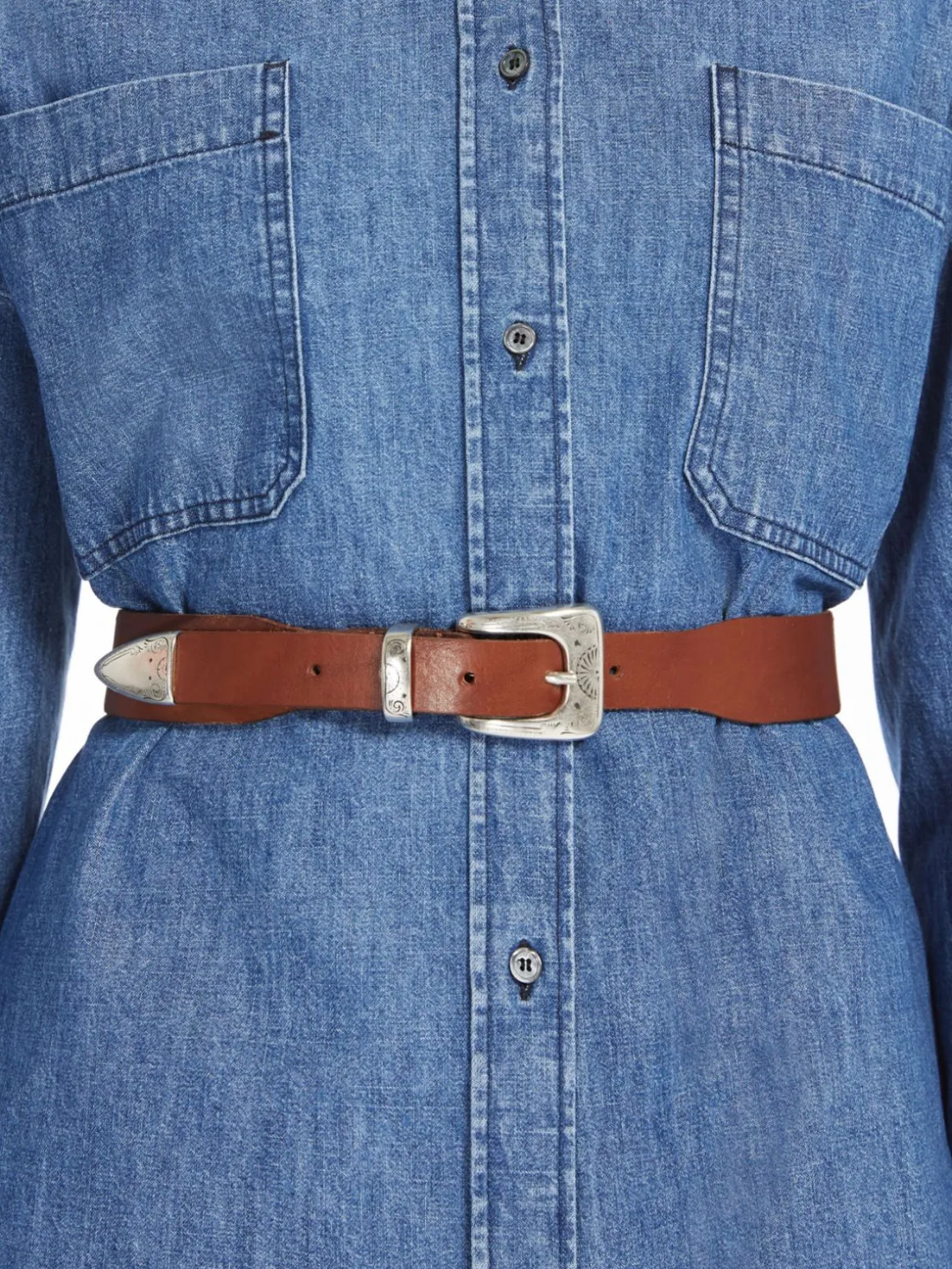 Cintura gaucho in cuoio