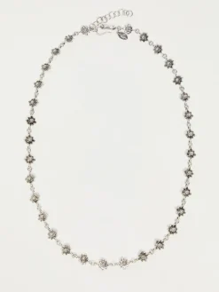 Collana lunga a fiori