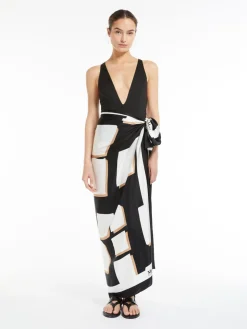 Costume intero in jersey con cintura
