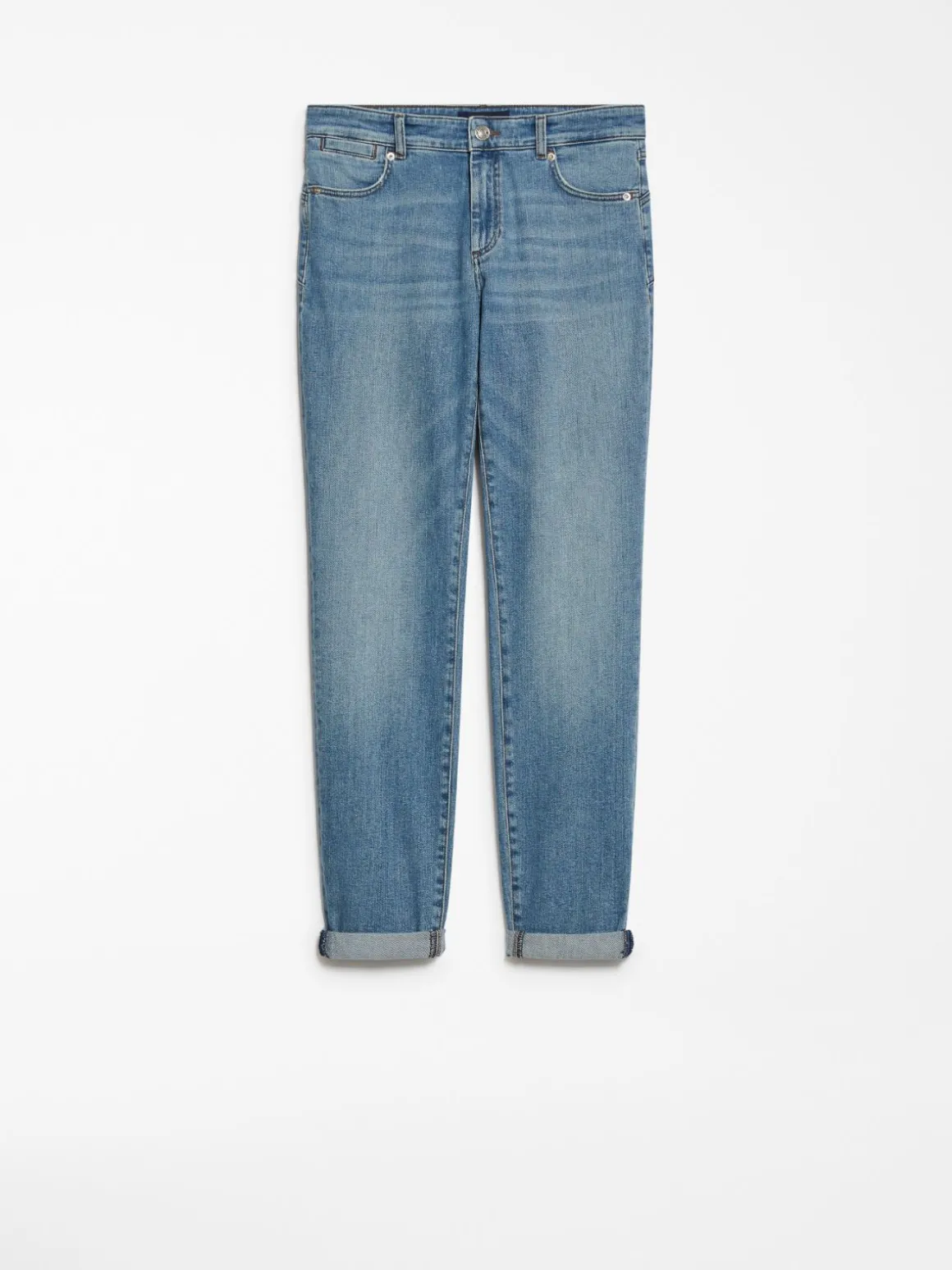 Denim a sigaretta con vita bassa