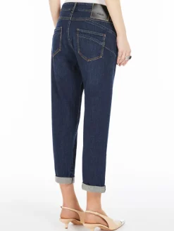 Denim a sigaretta con vita bassa