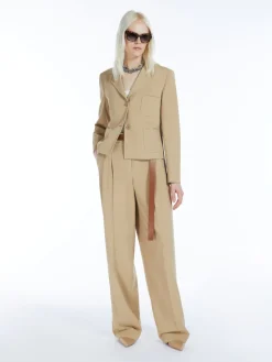 Giacca boxy in canvas