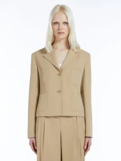 Giacca boxy in canvas
