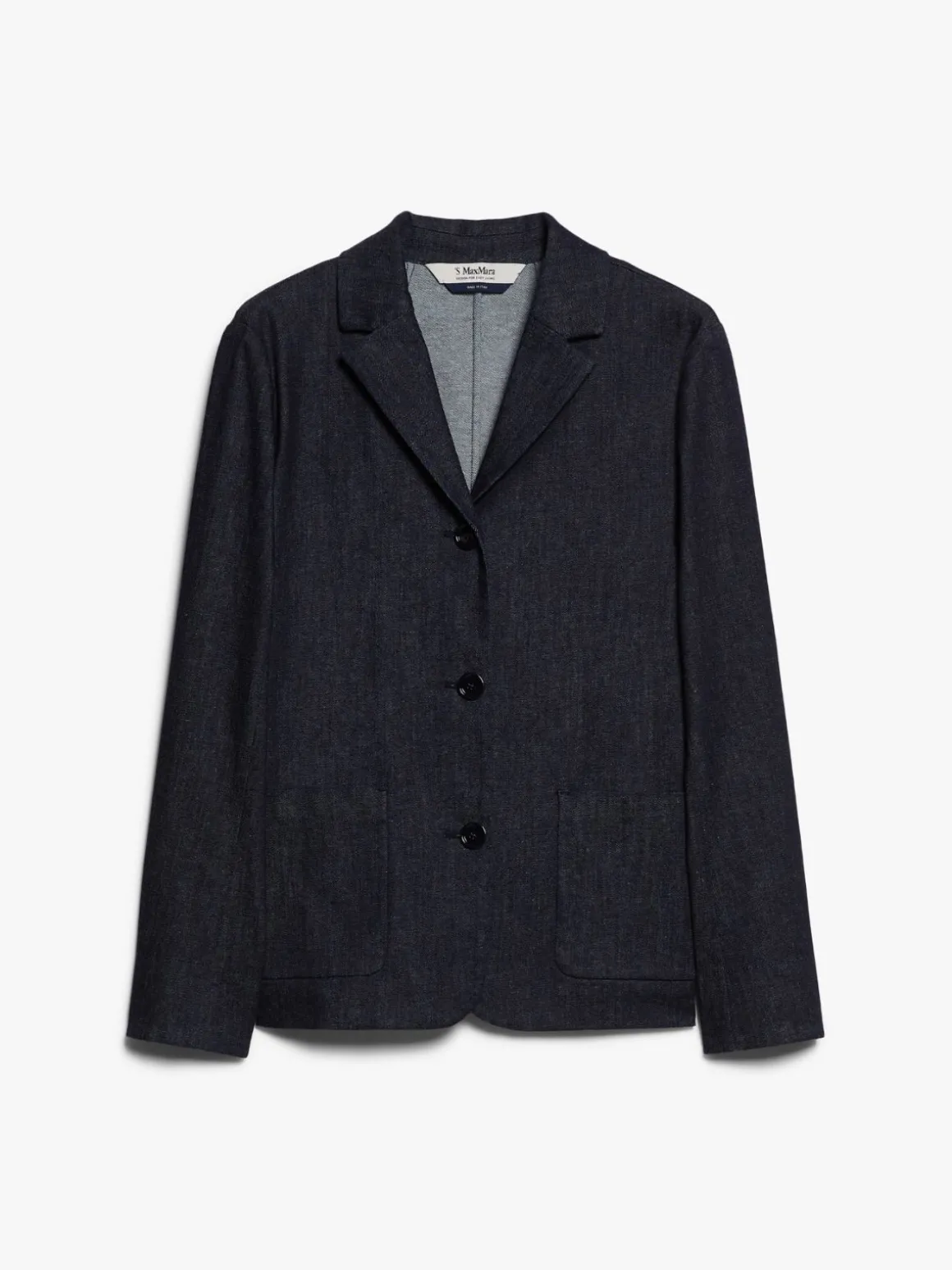 Giacca monopetto in denim