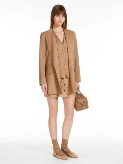 Gilet in tela di lana