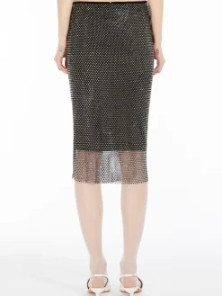 Gonna in tulle con strass