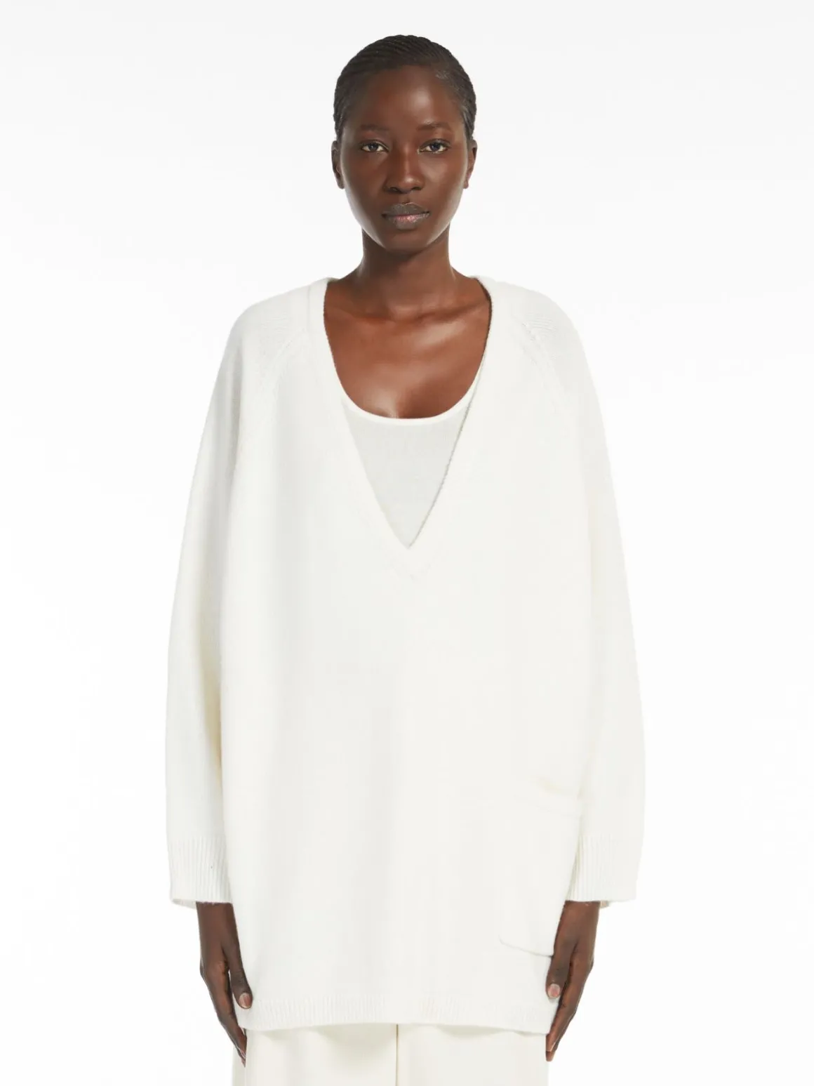 Maglia morbida in lana e cachemire