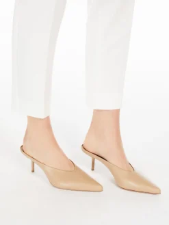 Mule in pelle liscia