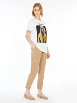 Pantalone in jersey di viscosa