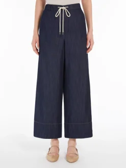 Pantalone jogging in denim