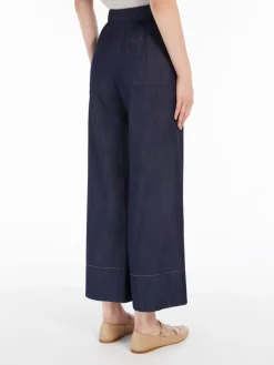 Pantalone jogging in denim