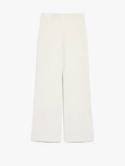 Pantalone wide leg in velluto