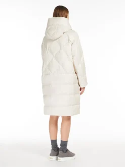 Parka midi in tela antigoccia