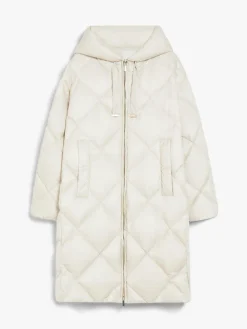 Parka midi in tela antigoccia
