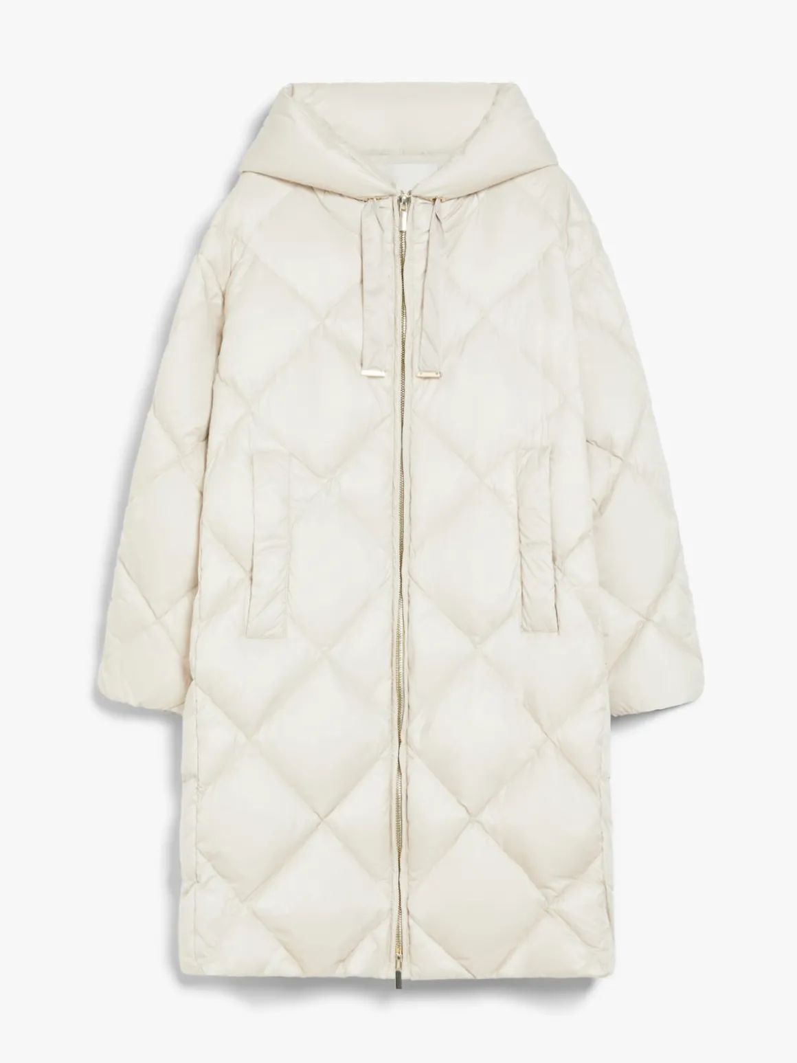 Parka midi in tela antigoccia