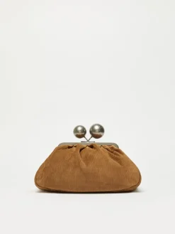 Pasticcino Bag Medium in suede a costine