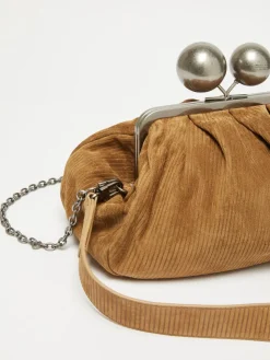 Pasticcino Bag Medium in suede a costine