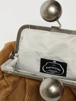 Pasticcino Bag Medium in suede a costine