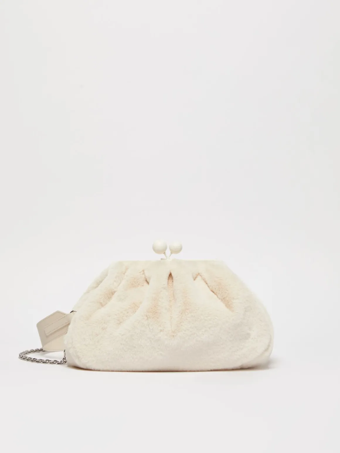 Pasticcino Bag Medium in tessuto extra soft furry