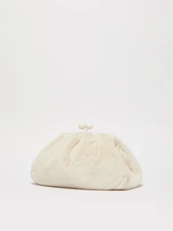 Pasticcino Bag Medium in tessuto extra soft furry