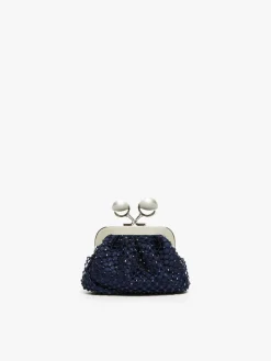 Pasticcino Bag Nano in raso con strass