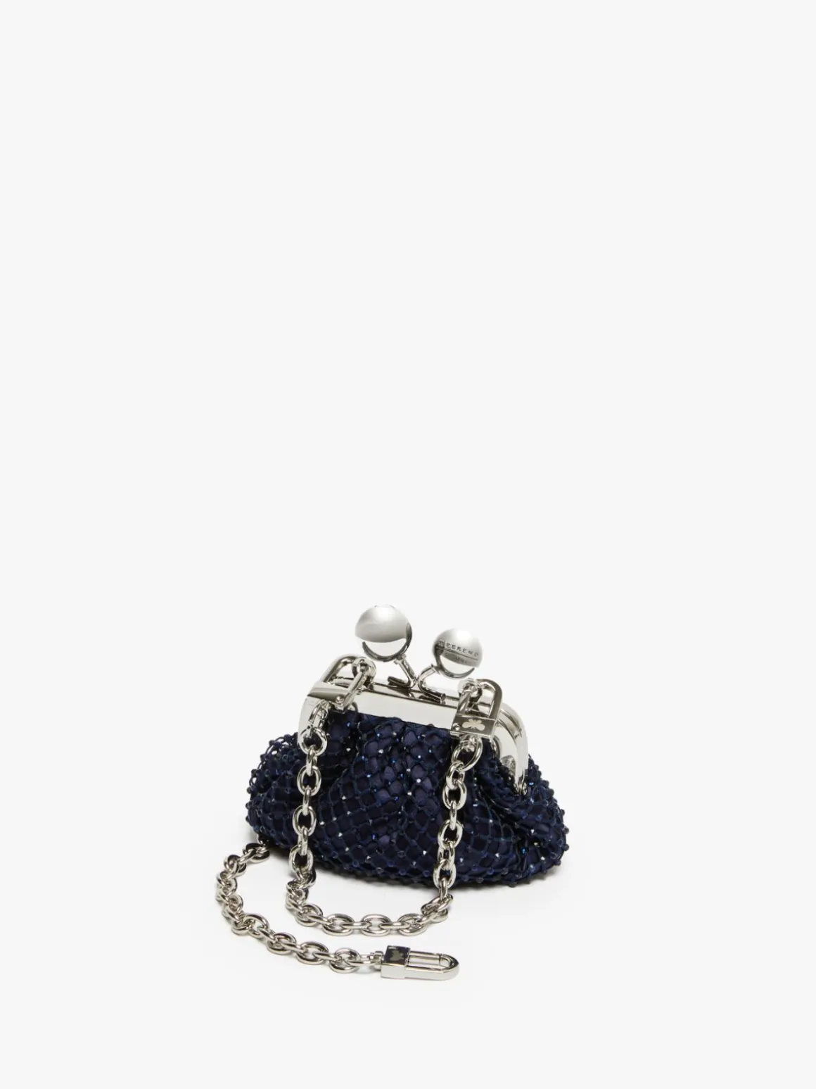 Pasticcino Bag Nano in raso con strass