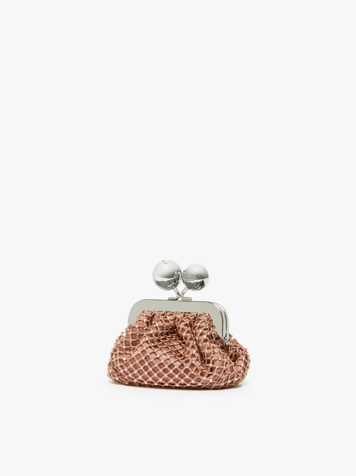 Pasticcino Bag Nano in raso con strass