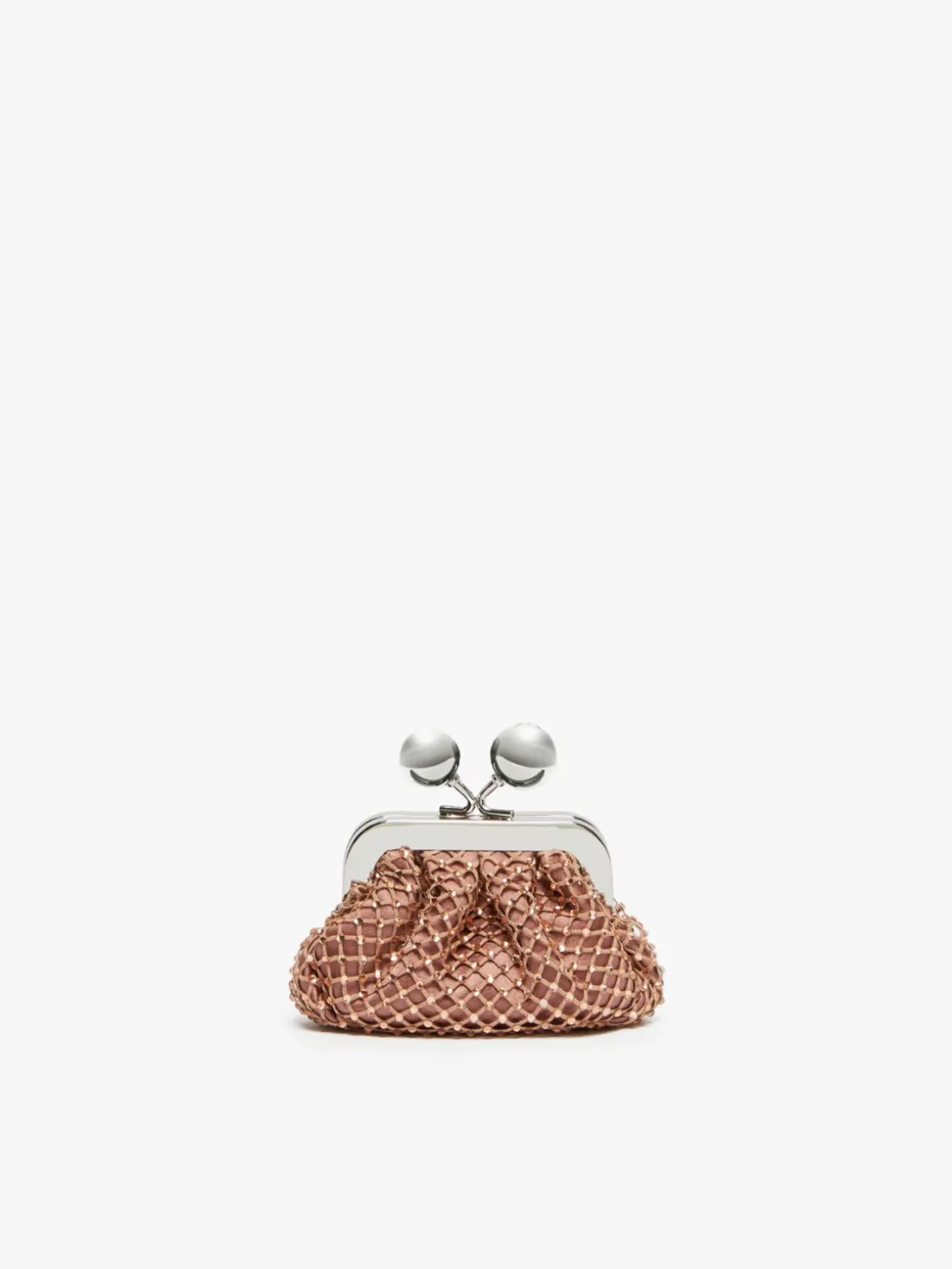 Pasticcino Bag Nano in raso con strass