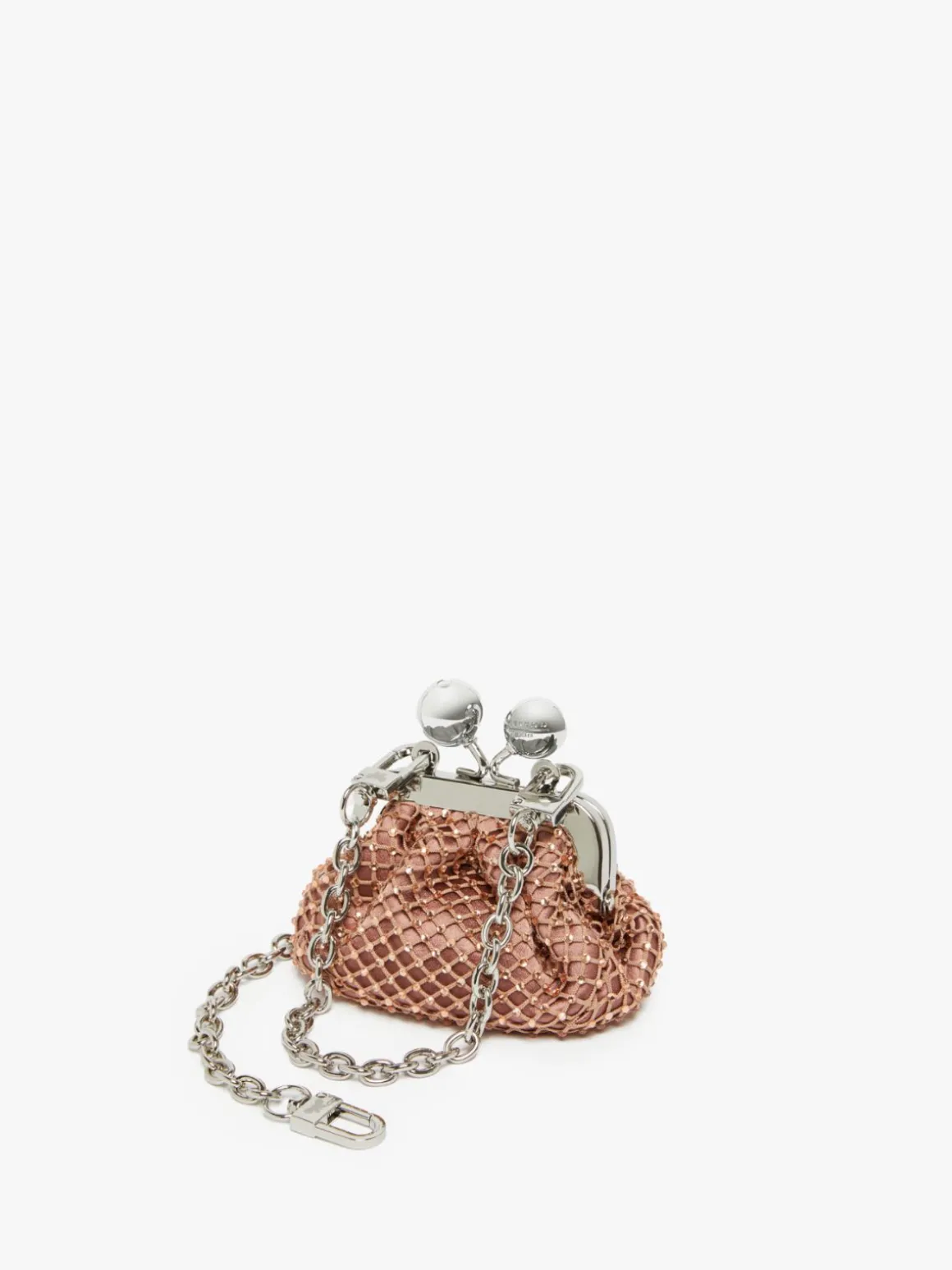 Pasticcino Bag Nano in raso con strass