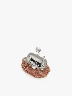 Pasticcino Bag Nano in raso con strass
