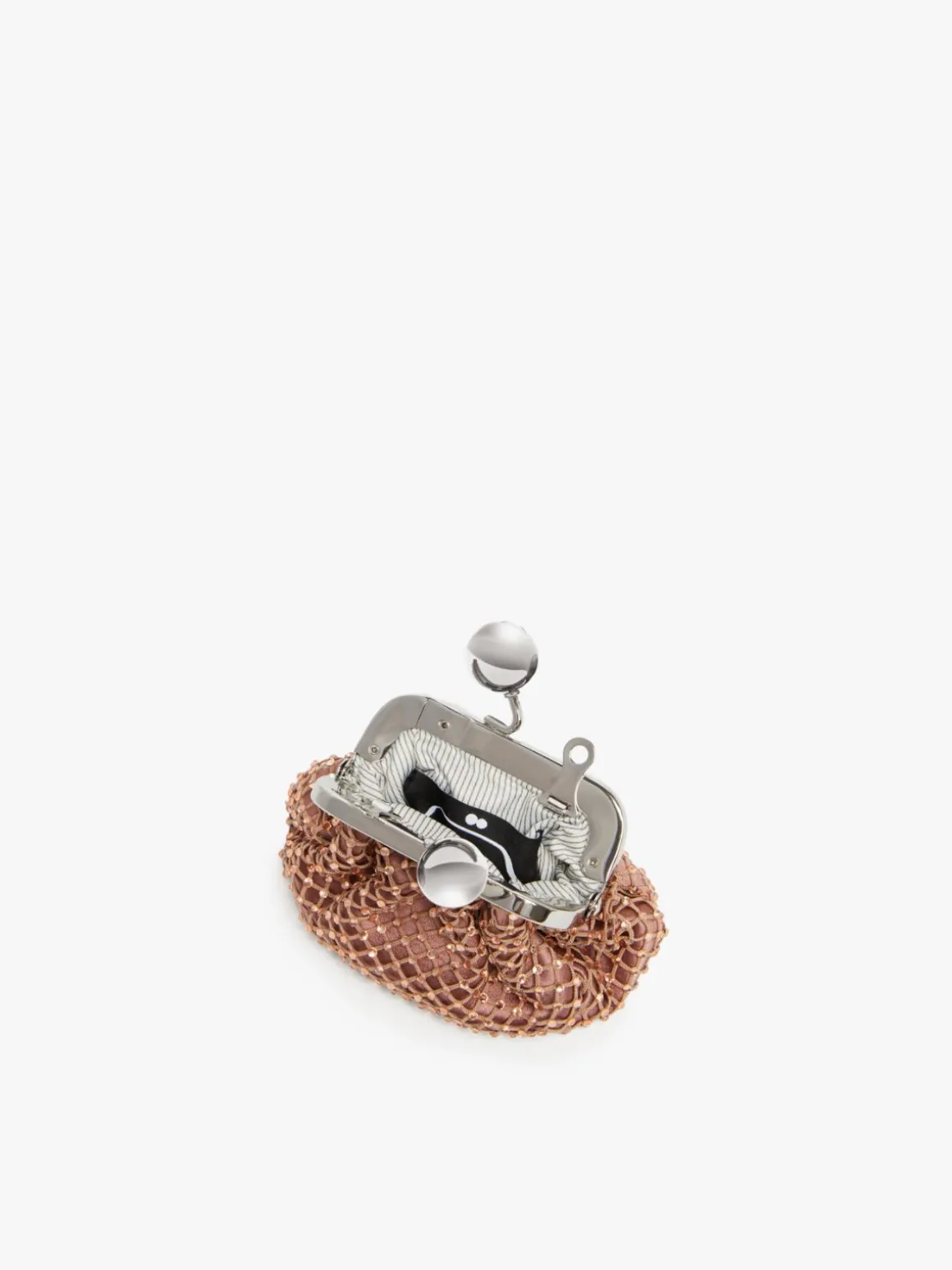 Pasticcino Bag Nano in raso con strass