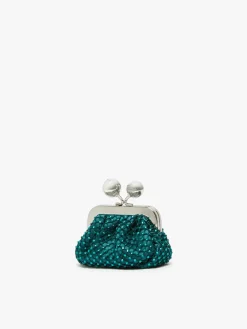 Pasticcino Bag Nano in raso con strass