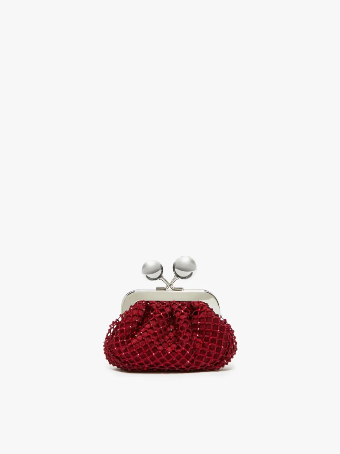 Pasticcino Bag Nano in raso con strass
