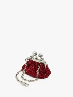 Pasticcino Bag Nano in raso con strass