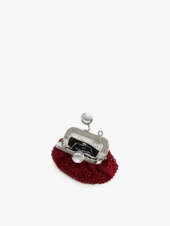 Pasticcino Bag Nano in raso con strass