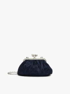 Pasticcino Bag Small in rete e strass