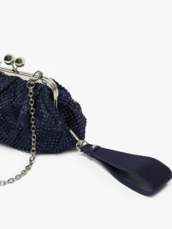 Pasticcino Bag Small in rete e strass